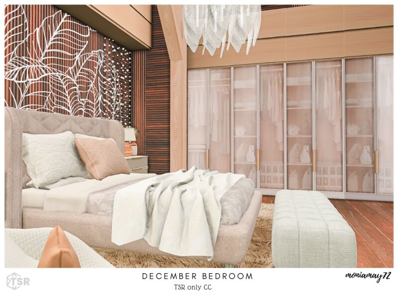 December Bedroom 2 sims 4 cc december bedroom 5