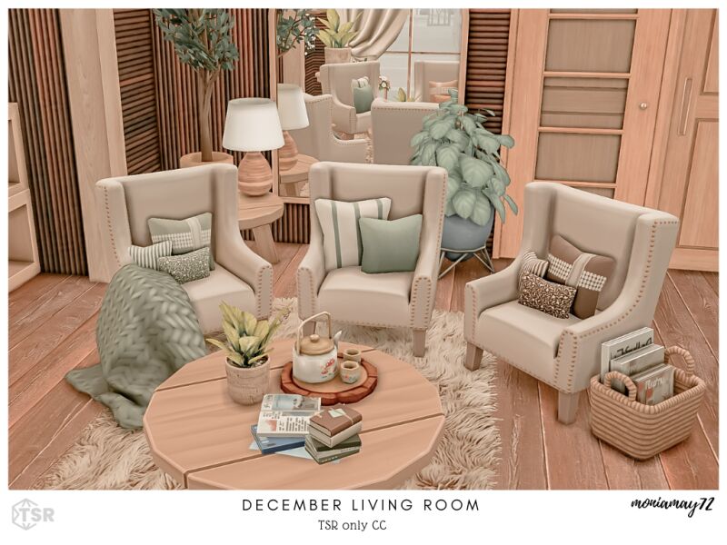 Stylish December Living Room 6 sims 4 cc december living room 3