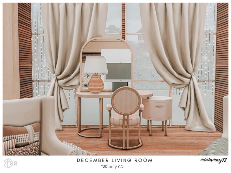 Stylish December Living Room 4 sims 4 cc december living room 5