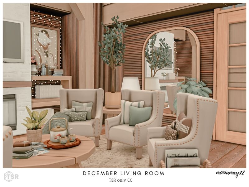 Stylish December Living Room 3 sims 4 cc december living room 7