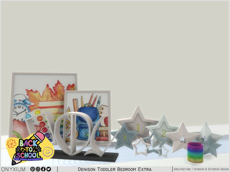 Toddler Bedroom Set by Onyxium 1 Toddler Bedroom Set by Onyxium Sims 4 CC