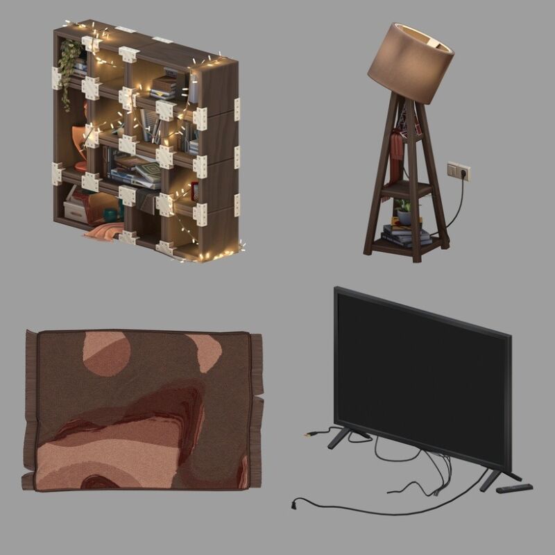 Disordinato Collection - Part 1 7 sims 4 cc disordinato collection part 1 by taurusdesign 3