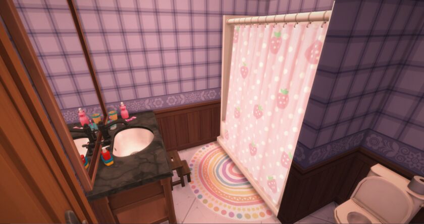 Donut Co. Rainboho-Tastic Rugs 5 sims 4 cc donut co rainboho tastic halfway there rugs 5