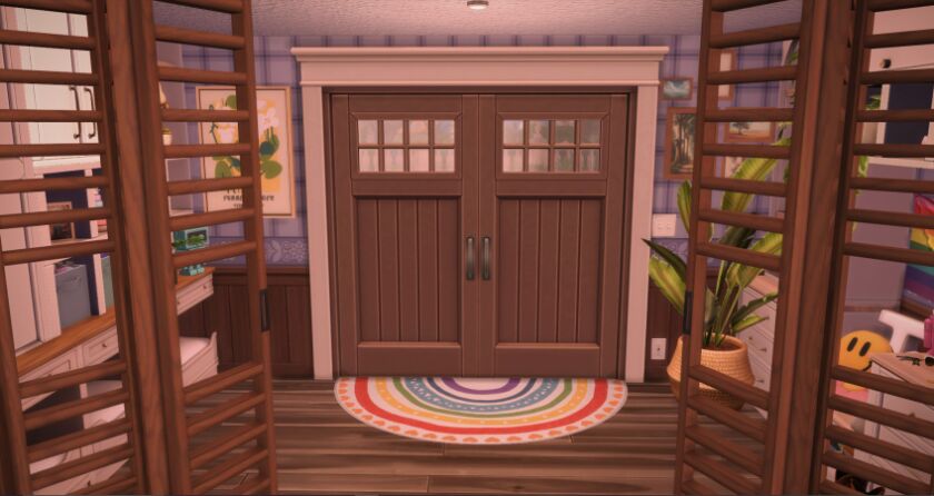 Donut Co. Rainboho-Tastic Rugs 3 sims 4 cc donut co rainboho tastic halfway there rugs 7