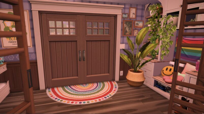 Donut Co. Rainboho-Tastic Rugs 2 sims 4 cc donut co rainboho tastic halfway there rugs 8