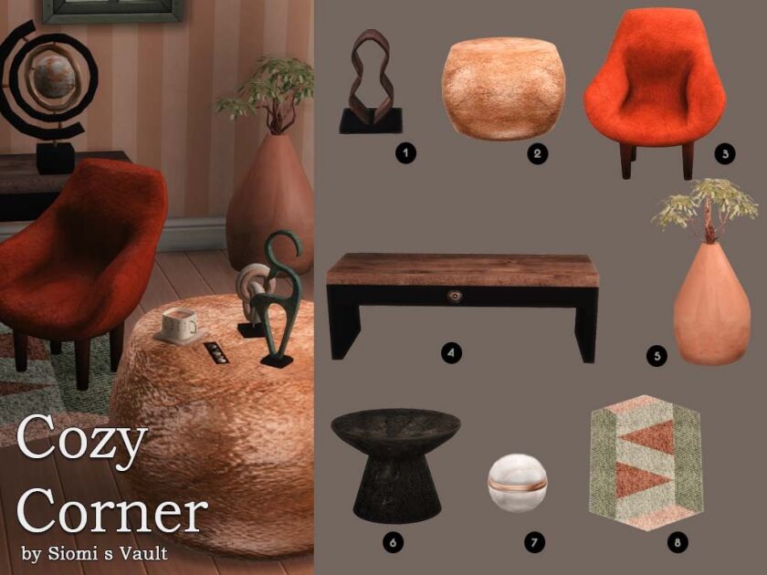 Cozy Corner Set Now Available! 1 Cozy Corner Set Now Available! Sims 4 CC