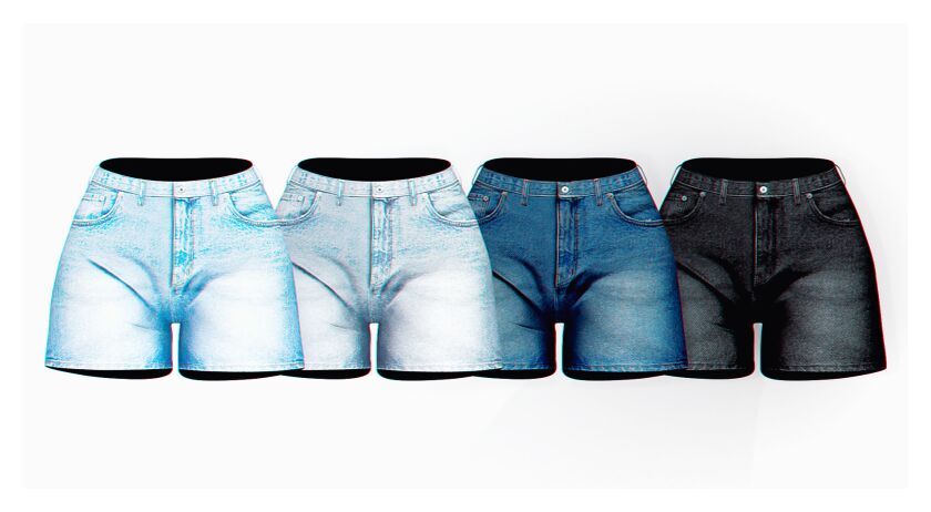 Stylish Touch Tee & Denim Shorts Download 6 sims 4 cc download here 3 1