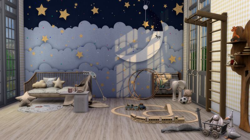 Dream A Little Wall By Tilly Tiger 9 sims 4 cc dream a little wall by tilly tiger 3