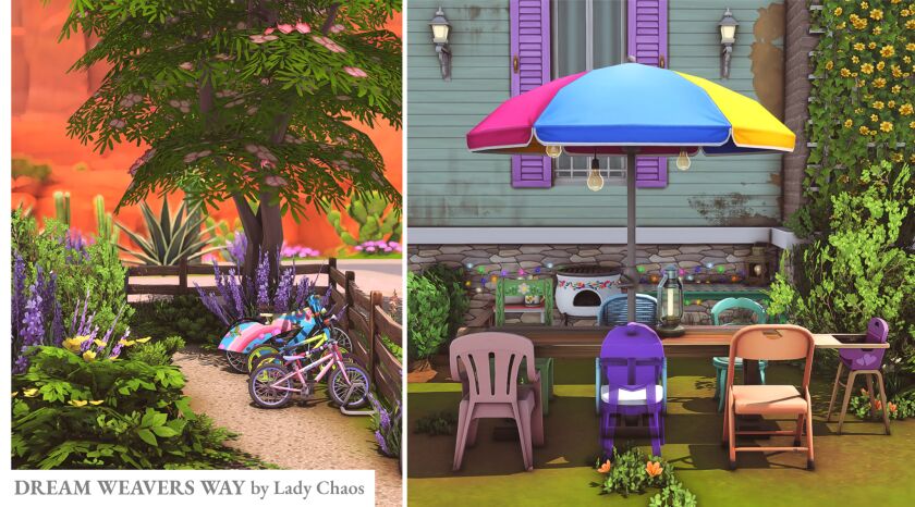 Discover Dream Weavers Way: A CC-Free Build in Strangerville 7 sims 4 cc dream weavers way cc free 4