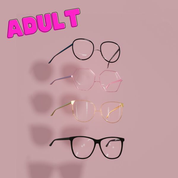 Stylish Eyeglasses for Everyone 1 Stylish Eyeglasses for Everyone Sims 4 CC