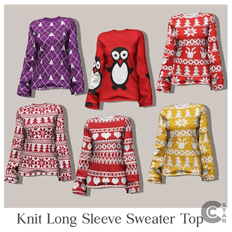 Festive Christmas Set for The Sims 4 2 sims 4 cc festive christmas set for the sims 4 3