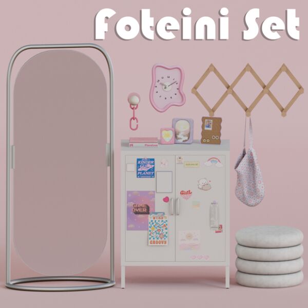 Foteini Set by Mechtasims 1 Foteini Set by Mechtasims Sims 4 CC