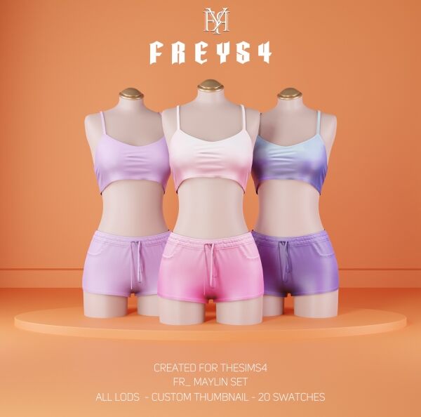 Stylish FR_Maylin Set Collection 1 Stylish FR_Maylin Set Collection Sims 4 CC