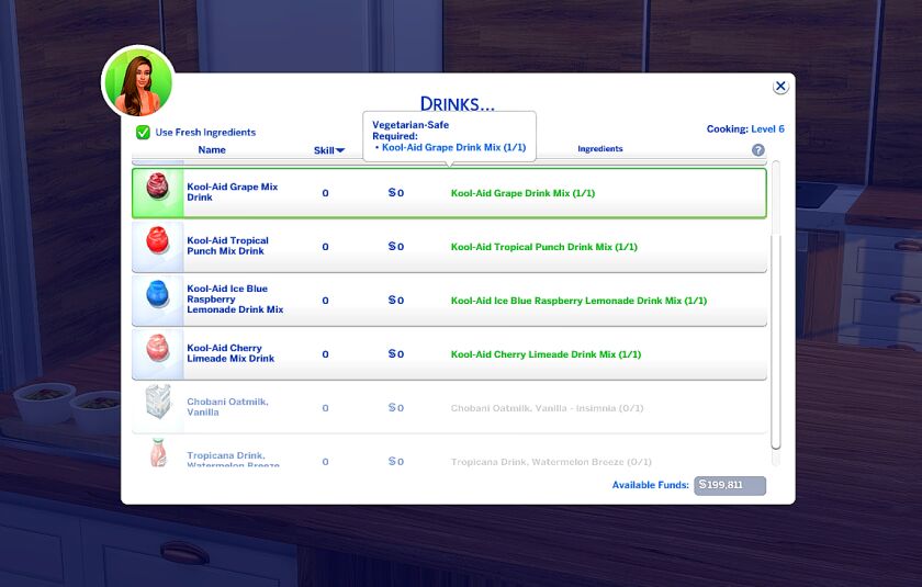 Refreshing Kool-Aid Drink Recipes 4 sims 4 cc functional kool aid drink 2