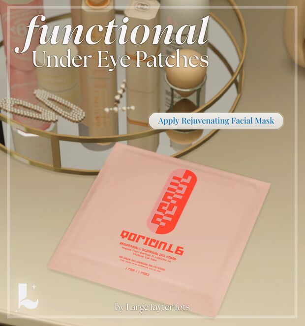 Revitalize Your Eyes with Functional Topicals Under Eye Masks 2 sims 4 cc functional topicals faded under eye masks by largetaytertots 2