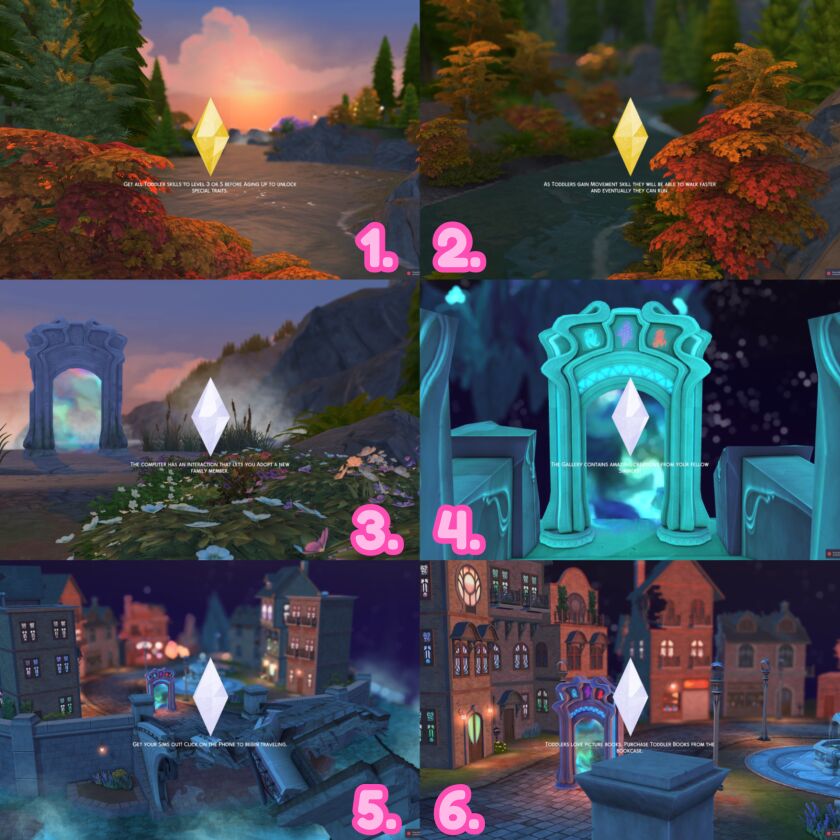 Glimmerbrook Loading Screens 2 sims 4 cc glimmerbrook loading screens 2