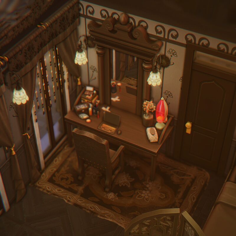 Goth Manor / Ophelia Villa 4 sims 4 cc goth manor ophelia villa by lollisimsi 10