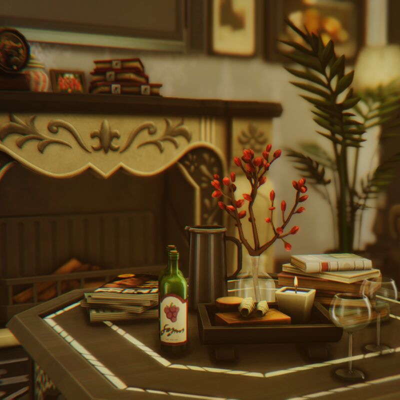 Goth Manor / Ophelia Villa 8 sims 4 cc goth manor ophelia villa by lollisimsi 4