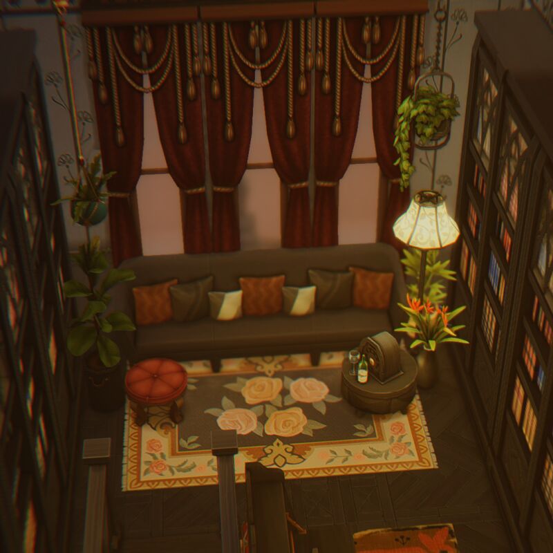 Goth Manor / Ophelia Villa 6 sims 4 cc goth manor ophelia villa by lollisimsi 7