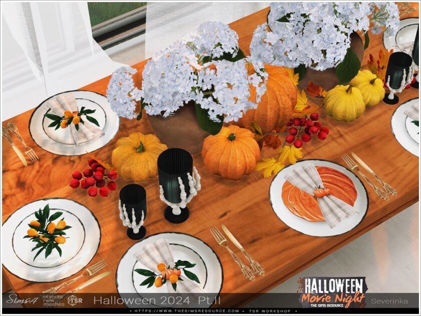 Spooktacular Halloween Kitchen Decor 2024 4 sims 4 cc halloween 2024 2