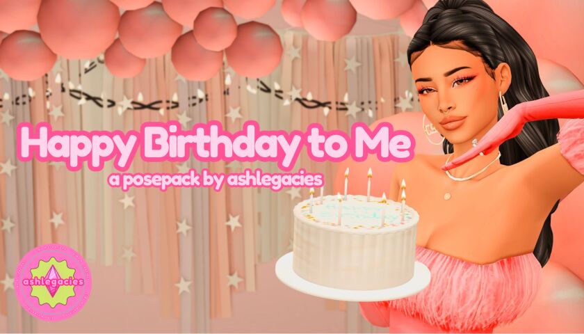 Celebrate Your Birthday with This Free Posepack! 1 Celebrate Your Birthday with This Free Posepack! Sims 4 CC