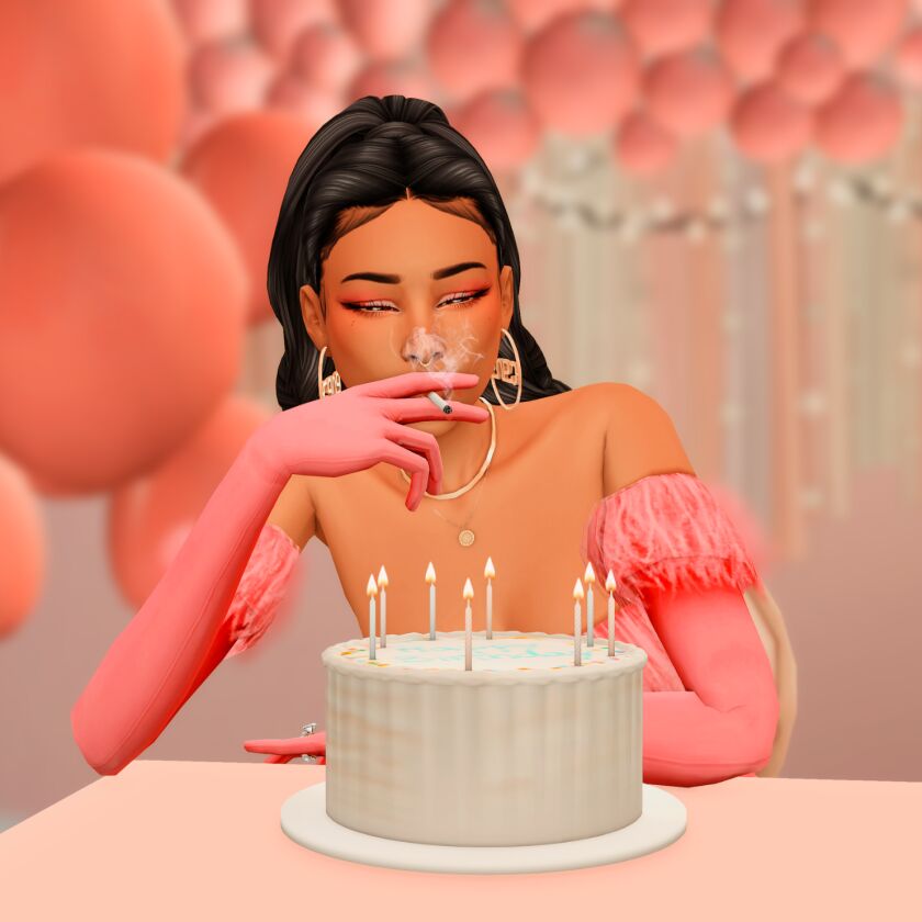 Celebrate Your Birthday with This Free Posepack! 3 sims 4 cc happy birthday to me posepack 10