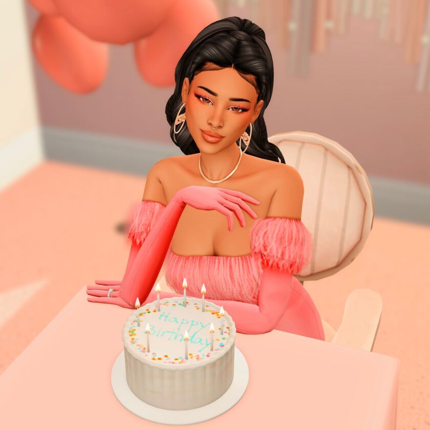 Celebrate Your Birthday with This Free Posepack! 6 sims 4 cc happy birthday to me posepack 7