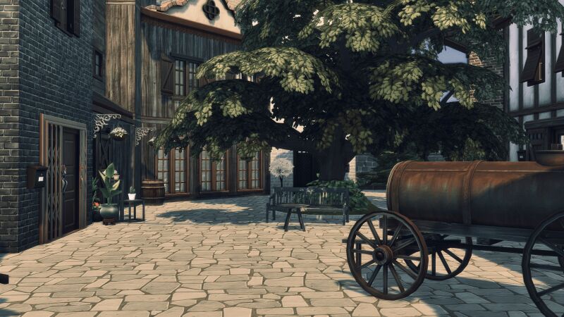 Discover Haworth Town: A Coastal Haven 8 sims 4 cc haworth town 4