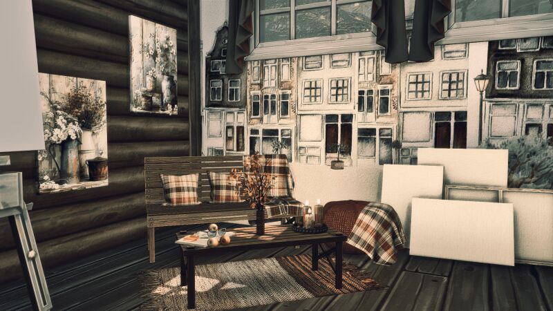 Discover Haworth Town: A Coastal Haven 4 sims 4 cc haworth town 7