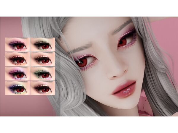 Hikari Eyeshadow By Kikuruacchi 1 Hikari Eyeshadow By Kikuruacchi Sims 4 CC