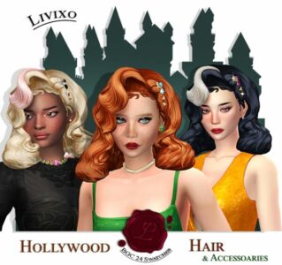 Hollywood Hair by Livixo – Coming Soon! Sims 4 CC