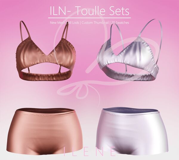ILN. Toulle Set: Stylish Sleepwear 1 ILN. Toulle Set: Stylish Sleepwear Sims 4 CC