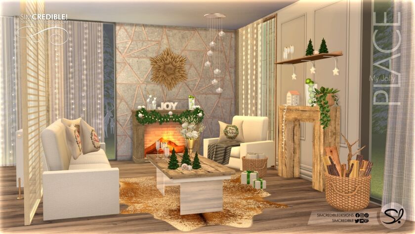 Celebrate the Holidays with My Jolly Place Christmas Collection 4 sims 4 cc jollyplace liv 3