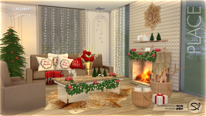 Celebrate the Holidays with My Jolly Place Christmas Collection 2 sims 4 cc jollyplace liv 5