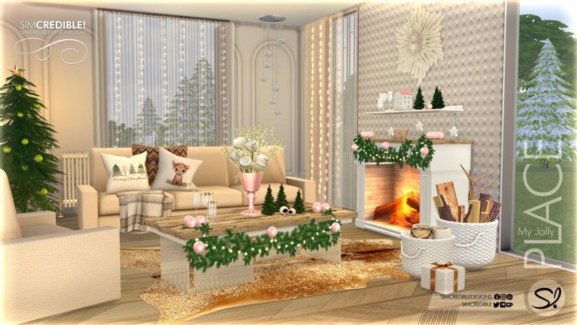 Celebrate the Holidays with My Jolly Place Christmas Collection 3 sims 4 cc jollyplace liv 6
