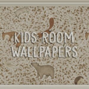 Colorful Kids Room Wallpaper Set Sims 4 CC