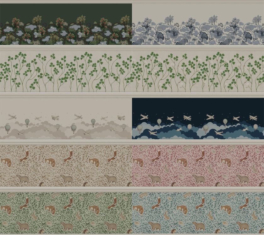 Colorful Kids Room Wallpaper Set 3 sims 4 cc kids room wallpaper set 3