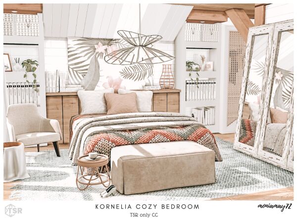 Kornelia Cozy Bedroom 1 Kornelia Cozy Bedroom Sims 4 CC