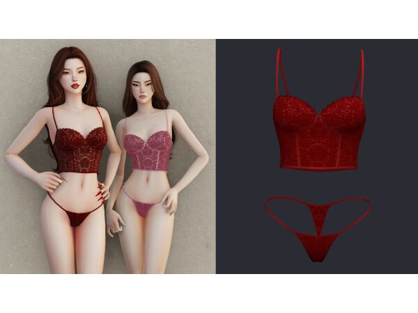 Lingerie Collection by Beto 1 Lingerie Collection by Beto Sims 4 CC