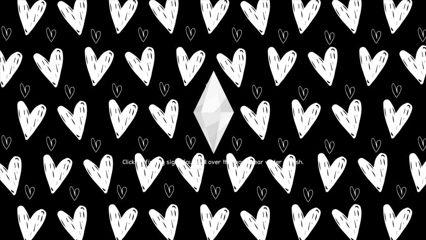 Black & White Loading Screen Backgrounds 2 sims 4 cc loading screen backgrounds black white 4