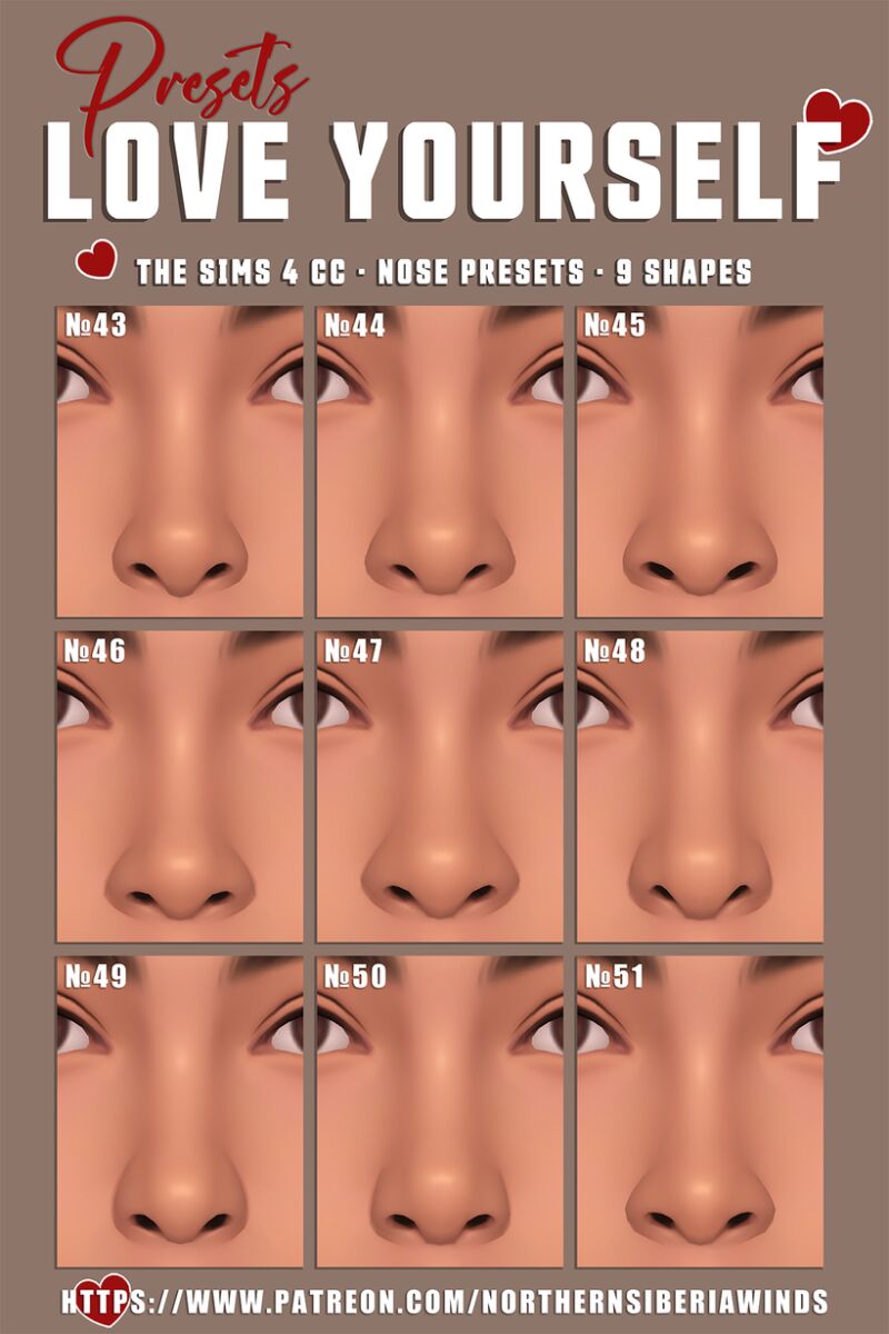 Love Yourself: Presets Collection 4 sims 4 cc love yourself presets collection by northernsiberiawinds 3
