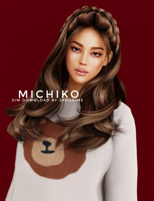 Download Michiko ♡ Sim for Free! 1 Download Michiko ♡ Sim for Free! Sims 4 CC