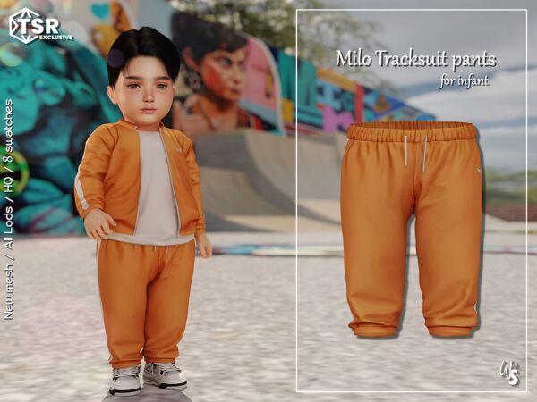 Milo Tracksuit for Infant by Wisteriasims 1 Milo Tracksuit for Infant by Wisteriasims Sims 4 CC