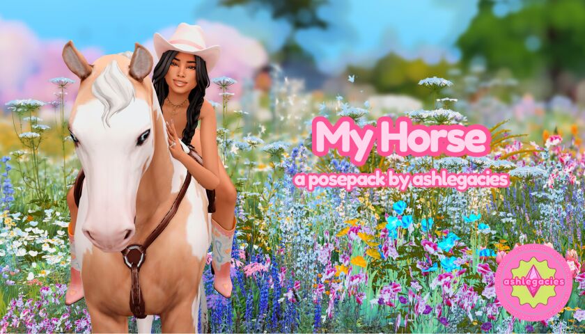 My Horse Posepack 1 My Horse Posepack Sims 4 CC