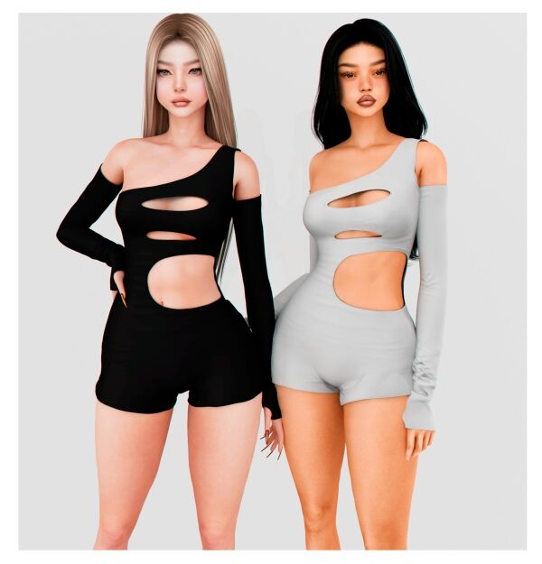 Mylenka Bodysuit: New Mesh Design 1 Mylenka Bodysuit: New Mesh Design Sims 4 CC