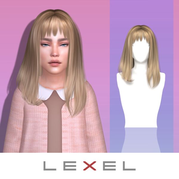 Naomi - Stylish Child Hairstyle 1 Naomi – Stylish Child Hairstyle Sims 4 CC
