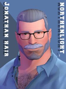 NORTHENLIGHT_ Jonathan Hair Sims 4 CC