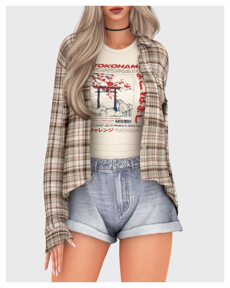 Oversized Shirt by Backtrackcc 4 sims 4 cc oversized shirt by backtrackcc 2