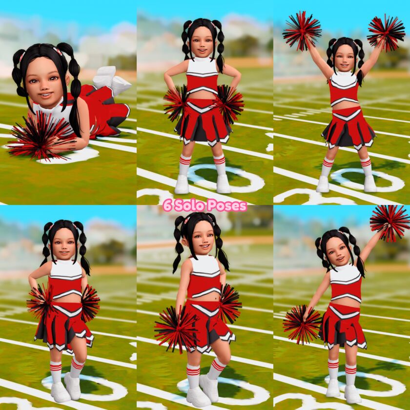 Peewee Cheer Pictures 2 sims 4 cc peewee cheer pictures 2