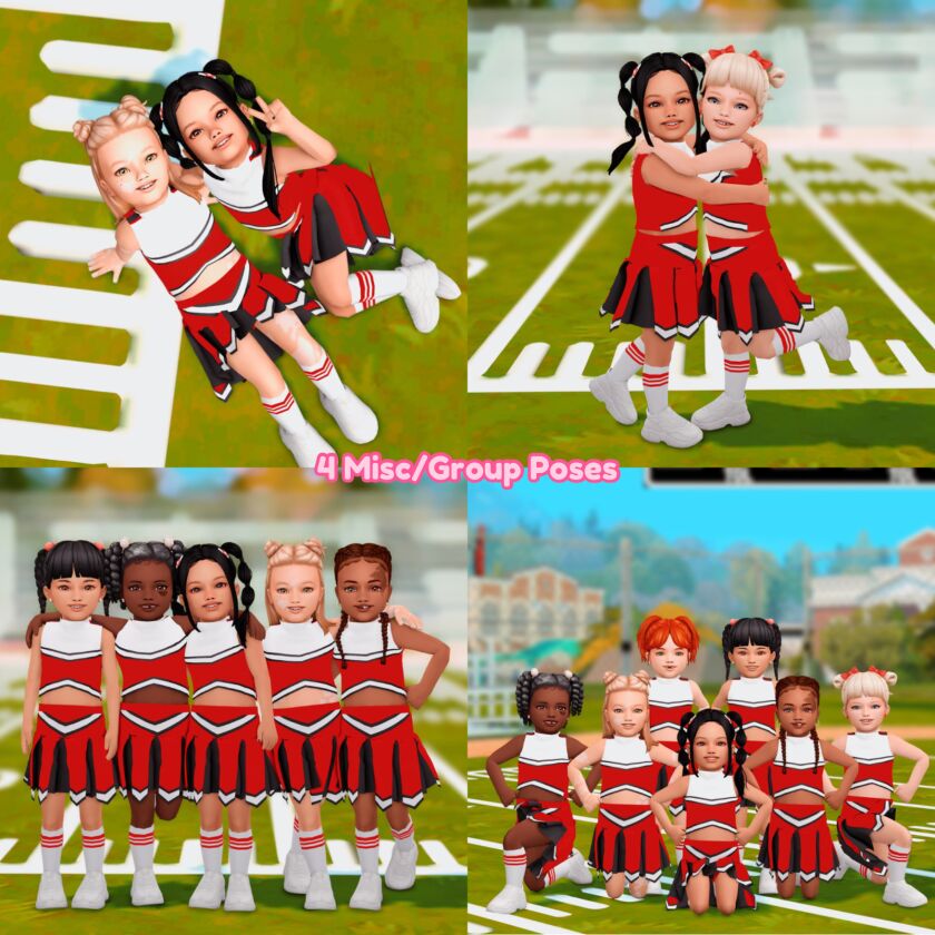 Peewee Cheer Pictures 3 sims 4 cc peewee cheer pictures 3